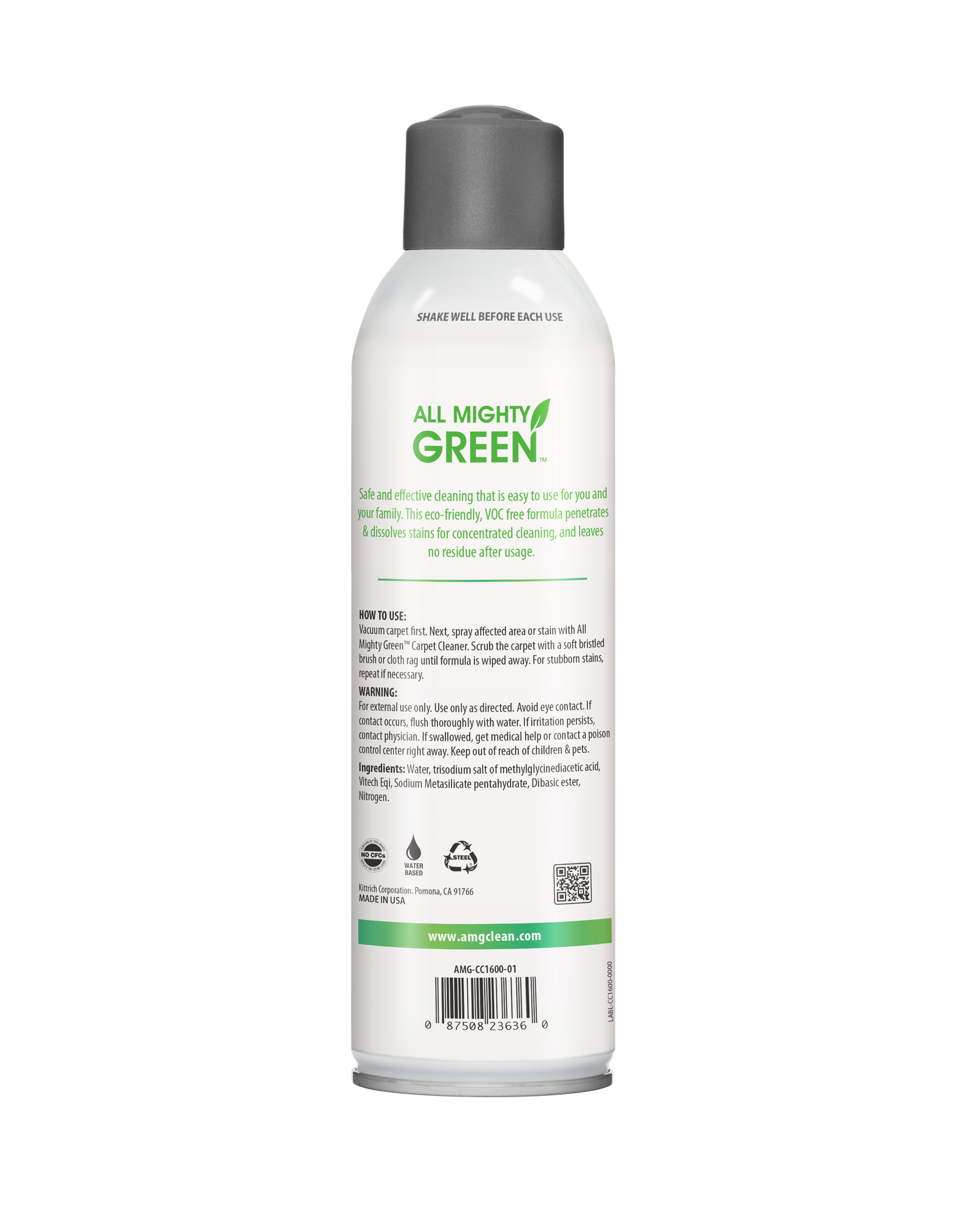 All Mighty Green Carpet Cleaner | 16 oz. Aerosol