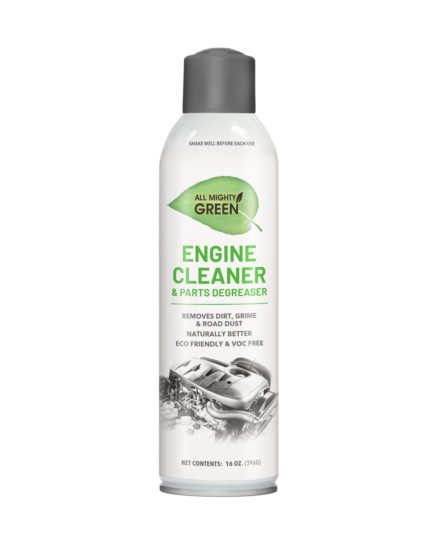 All Mighty Green Engine Cleaner and Parts Degreaser | 16 oz. Aerosol