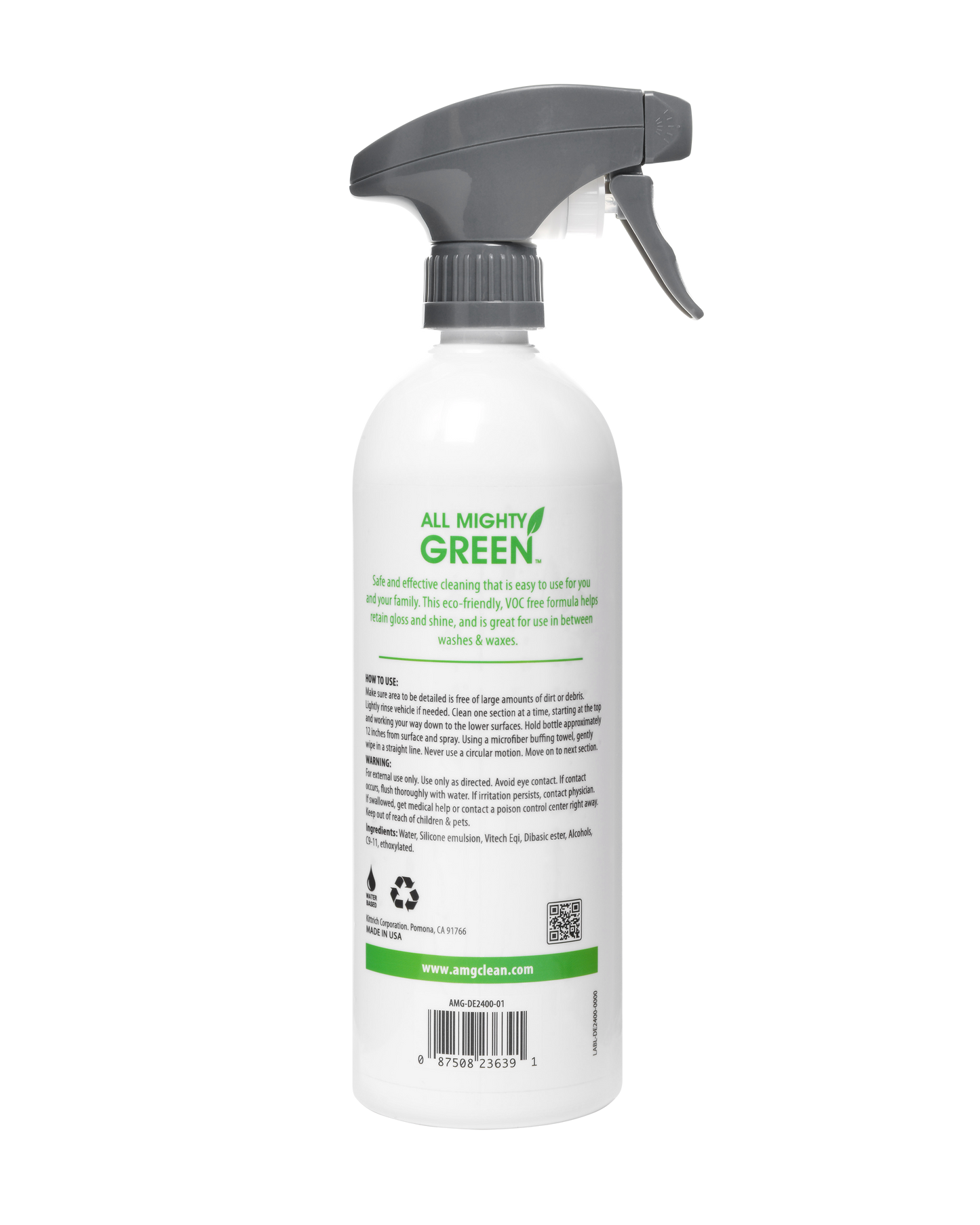All Mighty Green Waterless Detailer | 24 oz. Spray